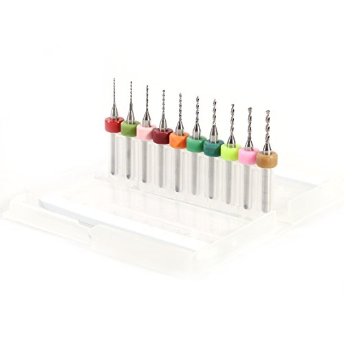 10 stücke 0,6-1,5mm Hartmetall Mini Micro Bohrer Bits für CNC PCB Print Circuit Board 10 stücke 0,6-1,5mm Hartmetall Mini Micro Bohrer Bits für CNC PCB Print Circuit Board von Fuchooky