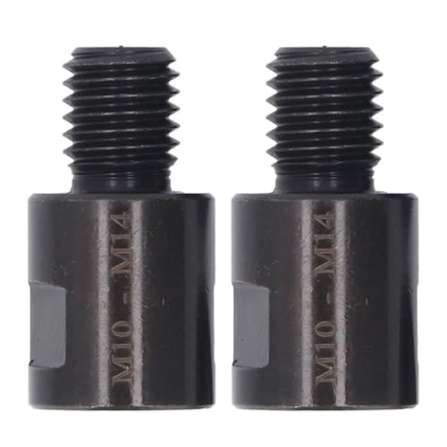 Fuchooky 2PCS Angle Grinder Converter Adapter CVR Steel Female to Male Angle Grinder Interface Connector Adapter (M10 to M14) von Fuchooky