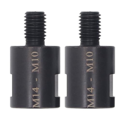 Fuchooky 2PCS Angle Grinder Converter Adapter CVR Steel Female to Male Angle Grinder Interface Connector Adapter (M14 to M10) von Fuchooky