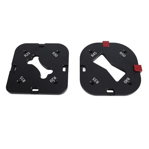 Fuchooky Holzbearbeitung runder Eckradius -Vorlagen Aluminiumlegierung R15 bis 50 Schnellfreisetzungsrouter Radius Rig für Bildrahmenstühle Tische Fuchooky Holzbearbeitung runder Eckradius -Vorlagen Aluminiumlegierung R15 bis 50 Schnellfreisetzungsrouter Radius Rig für Bildrahmenstühle Tische von Fuchooky