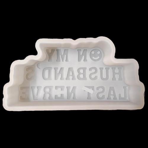 【300+ Design optional】 Fuehbur Last Nerve Auto-Freshies Form bedeutungsvoller Ehemann Silikon Epoxidharz Kerze Seife Form – ofenfest von Fuehbur