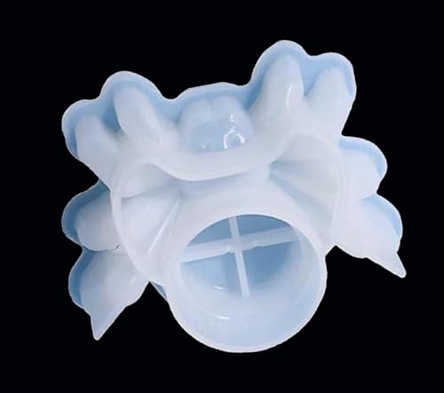 3D-Silikonform für Spinnenkerzen, Fuehbur Tierform für Epoxidharz, Halloween, Seife, Bastelbedarf, Weiß von Fuehbur