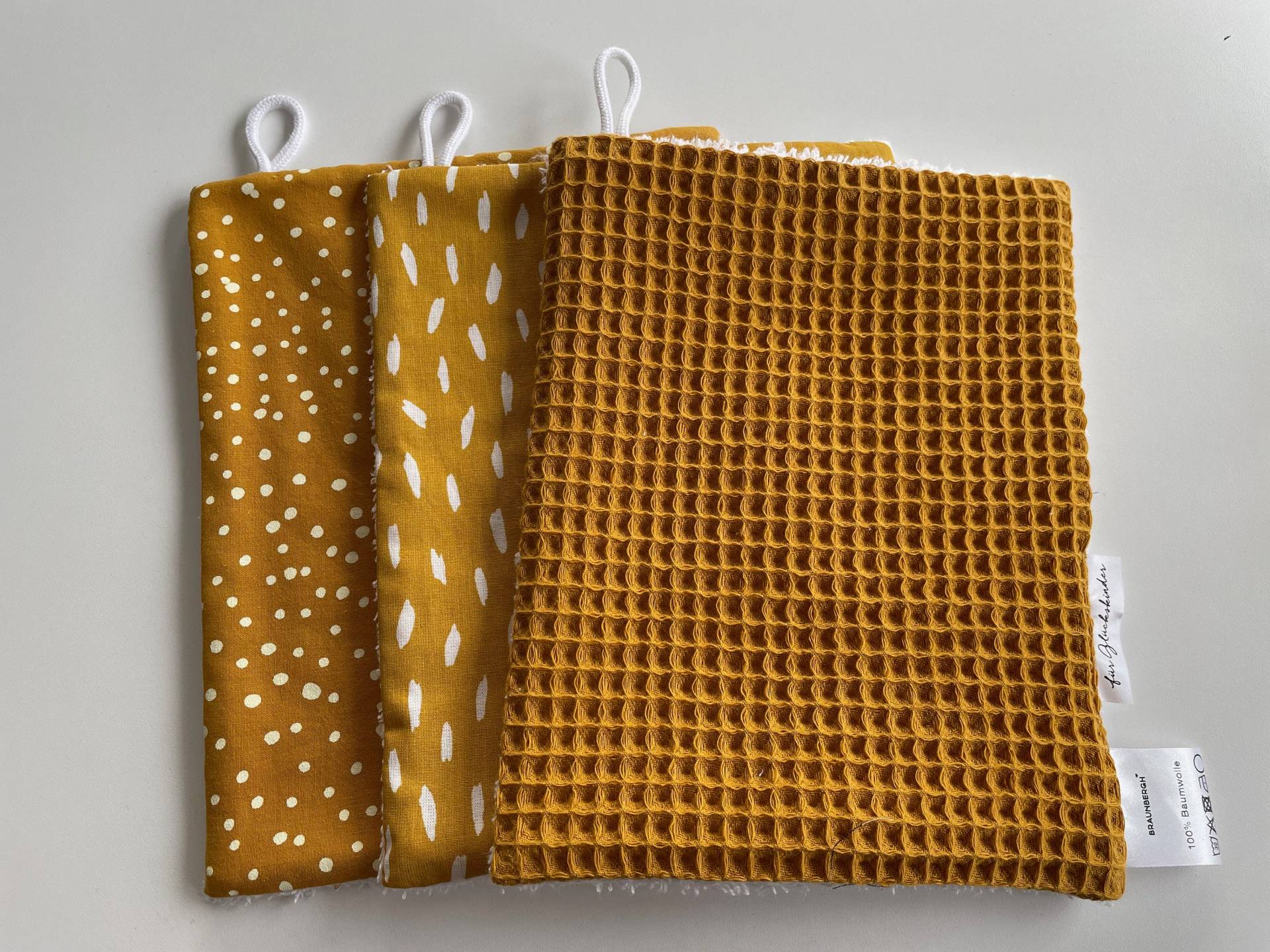 Waschlappen 3Er Set Waschlappen 3Er Set von FuerGlueckskinder