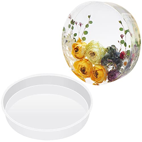 Fuerlun Große Harzformen, 35,6 cm runde Silikonformen für Tisch, runder Hocker, Epoxidharz-Gießformen für großes Tablett, Uhr Fuerlun Große Harzformen, 35,6 cm runde Silikonformen für Tisch, runder Hocker, Epoxidharz-Gießformen für großes Tablett, Uhr von Fuerlun
