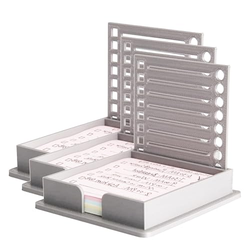 Fuhjythy 3PCS Notizblock-Schablonenvorlage mit Notizblock-Halter mit Schablone für Notizenlinien Fuhjythy 3PCS Notizblock-Schablonenvorlage mit Notizblock-Halter mit Schablone für Notizenlinien von Fuhjythy