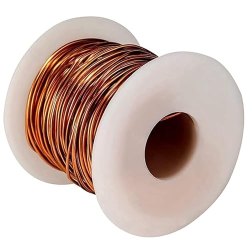 Fuhjythy 99,9 % weicher Kupferdraht, Kupferdraht für Gartenarbeit, 1,3 mm Durchmesser, 39 m, 0,5 kg Spule Fuhjythy 99,9 % weicher Kupferdraht, Kupferdraht für Gartenarbeit, 1,3 mm Durchmesser, 39 m, 0,5 kg Spule von Fuhjythy