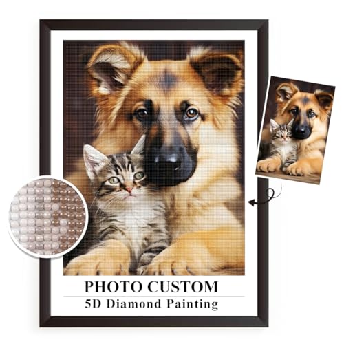 FuigeBach Custom Diamond Painting Kits DIY personalisiert Ihr eigenes Bild benutzerdefinierte Foto 5D Diamond Art personalisierte Geschenke für Sie Ihn Paare Geschenke von FuigeBach