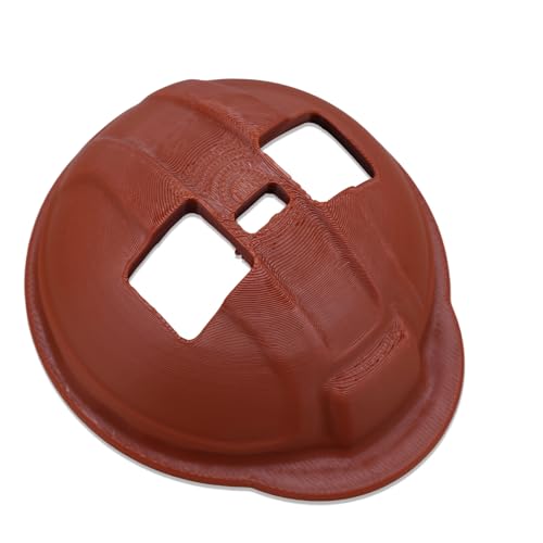 Fukaisu Puppenkleidungs Accessoires Schutzhelm, Süßer Mini Puppenhut Stylisches Spielzeug Outfit Accessoire Spielzeugkappe zum Ausstellen als Dekoration (Braun) von Fukaisu