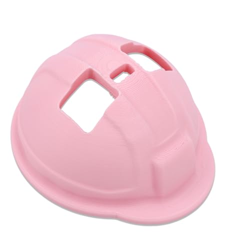 Fukaisu Puppenkleidungs Accessoires Schutzhelm, Süßer Mini Puppenhut Stylisches Spielzeug Outfit Accessoire Spielzeugkappe zum Ausstellen als Dekoration (Rosa) von Fukaisu