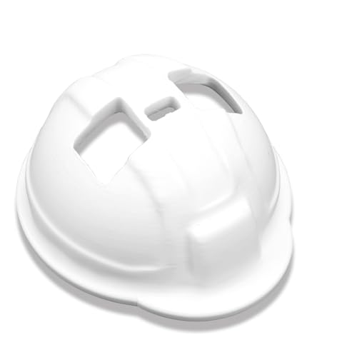 Fukaisu Puppenkleidungs Accessoires Schutzhelm, Süßer Mini Puppenhut Stylisches Spielzeug Outfit Accessoire Spielzeugkappe zum Ausstellen als Dekoration (Weiß) von Fukaisu