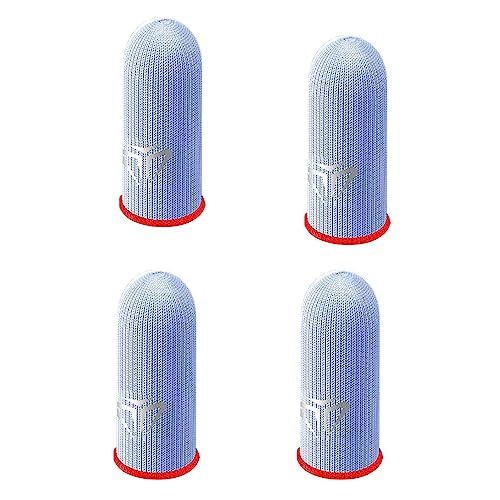 Fukamou 4 Stück Fingerlinge | Fingerhülsen | Ultradünn Atmungsaktive Daumenschutz | Wiederverwendbarer rutschfeste Fingerschützer Finger Caps. Fukamou 4 Stück Fingerlinge | Fingerhülsen | Ultradünn Atmungsaktive Daumenschutz | Wiederverwendbarer rutschfeste Fingerschützer Finger Caps. von Fukamou