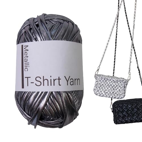 Fukamou Garn Zum Häkeln, Garn Zum Stricken | Weiches Häkelgarn | Glänzendes T-Shirt-Strickgarn, Glänzendes, Häkelgarn Für- Taschenpullover-Zubehör Fukamou Garn Zum Häkeln, Garn Zum Stricken | Weiches Häkelgarn | Glänzendes T-Shirt-Strickgarn, Glänzendes, Häkelgarn Für- Taschenpullover-Zubehör von Fukamou