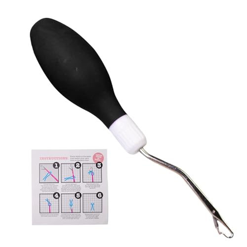 Fukamou Häkelnadel Mit Knüpfnadel, Häkelnadel Mit Knüpfnadel,Stabile Knüpfhaken-Sets Für Nahtloses Basteln - Häkelnadeln Mit -Gummigriff, Knüpfzubehör Für Häkelteppiche Und Teppiche Fukamou Häkelnadel Mit Knüpfnadel, Häkelnadel Mit Knüpfnadel,Stabile Knüpfhaken-Sets Für Nahtloses Basteln - Häkelnadeln Mit -Gummigriff, Knüpfzubehör Für Häkelteppiche Und Teppiche von Fukamou