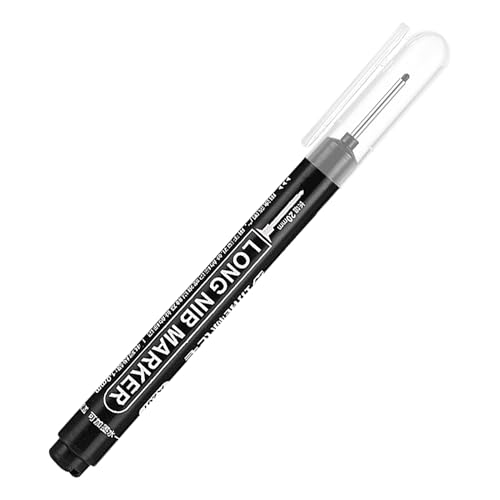 Fukamou Tieflochmarker Mit Langem Kopf, Marker Mit Langer Spitze | Konstruktions-Tintenmarker Mit Langer Nase - Schnell Trocknende- Reach-Permanentmarker, Bohrmarker Mit Langem Kopf Für Und Fukamou Tieflochmarker Mit Langem Kopf, Marker Mit Langer Spitze | Konstruktions-Tintenmarker Mit Langer Nase - Schnell Trocknende- Reach-Permanentmarker, Bohrmarker Mit Langem Kopf Für Und von Fukamou