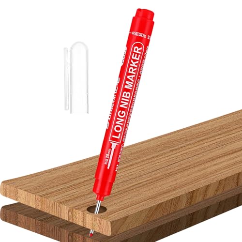 Fukamou Tieflochmarker Mit Langem Kopf, Marker Mit Langer Spitze | Konstruktions-Tintenmarker Mit Langer Nase - Schnell Trocknende- Reach-Permanentmarker, Bohrmarker Mit Langem Kopf Für Und Fukamou Tieflochmarker Mit Langem Kopf, Marker Mit Langer Spitze | Konstruktions-Tintenmarker Mit Langer Nase - Schnell Trocknende- Reach-Permanentmarker, Bohrmarker Mit Langem Kopf Für Und von Fukamou