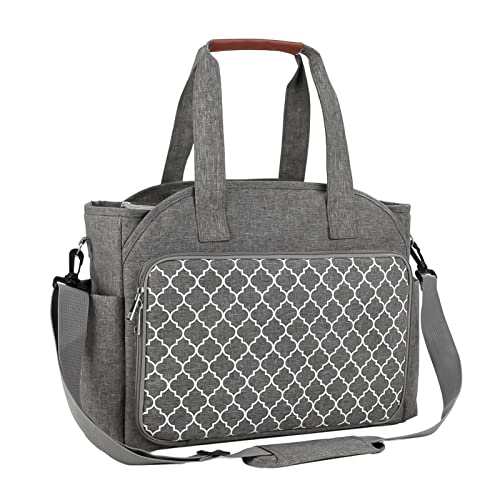 Stricktasche Zur Aufbewahrung Von Wolle | Strick-Organizer | Handarbeitstasche Für Stricken | Tragbare Garntasche Mit Schultergurt| Aufbewahrungstasche Für Garn Stränge, Häkelnadeln, Stricknadeln Und von Fukamou