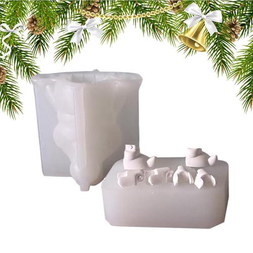 Weihnachtsformen Für Kerzen Aus Silikon - Silikon Form Für Epoxidharz | Festliche Saisonale Kunsthandwerk Formen Für Polymermasse Epoxidharz Gießen therapie von Fukamou