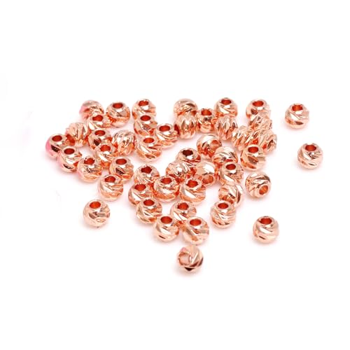 Fukugems Ausgezeichnete Qualität 6mm facettierte Messing Perlen für Schmuck Herstellung 100pcs rose gold Fukugems Ausgezeichnete Qualität 6mm facettierte Messing Perlen für Schmuck Herstellung 100pcs rose gold von Fukugems