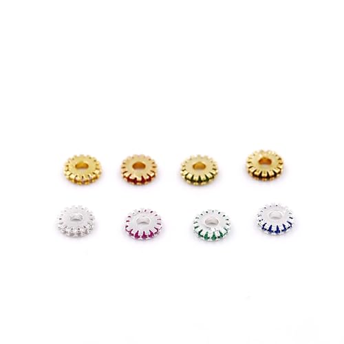 Fukugems Ausgezeichnete Qualität Cubic Zirkonia Abstandsperlen für die Schmuckherstellung 6 * 2mm 18k gold-white Fukugems Ausgezeichnete Qualität Cubic Zirkonia Abstandsperlen für die Schmuckherstellung 6 * 2mm 18k gold-white von Fukugems