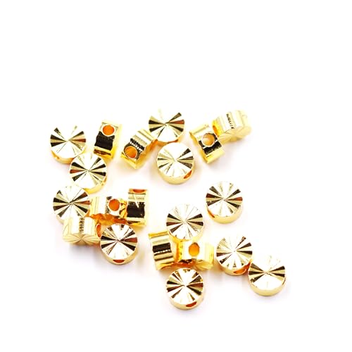 Fukugems Ausgezeichnete Qualität Messing Perlen für Schmuck machen 6mm faceted disc 60pcs von Fukugems