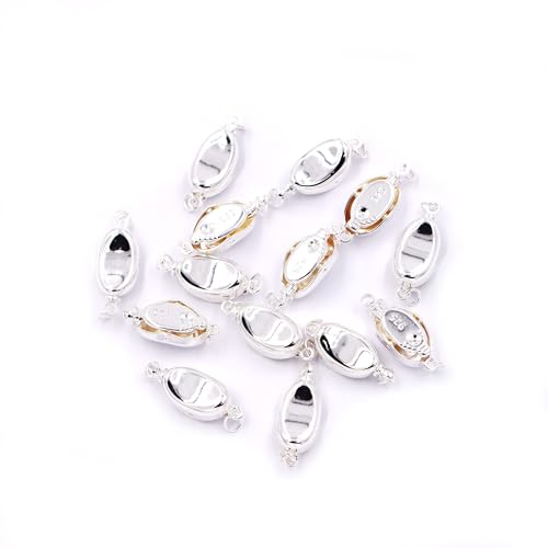 Fukugems Ausgezeichnete Qualität Schmuck Accesory 30 Stücke Oval Verschluss für Schmuck machen 7 * 17mm Silver Fukugems Ausgezeichnete Qualität Schmuck Accesory 30 Stücke Oval Verschluss für Schmuck machen 7 * 17mm Silver von Fukugems