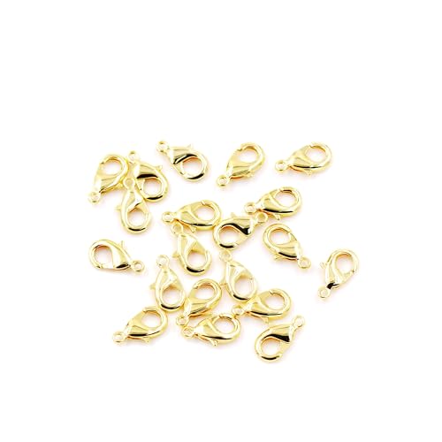 Fukugems Ausgezeichnete Qualität Schmuck Accesory 40 Stück Karabinerverschluss für Schmuck machen 5 * 10mm 18K Gold Fukugems Ausgezeichnete Qualität Schmuck Accesory 40 Stück Karabinerverschluss für Schmuck machen 5 * 10mm 18K Gold von Fukugems