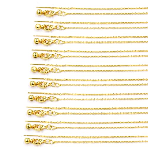 Fukugems Ausgezeichnete Qualität Schmuckzubehör Ketten für Schmuck Halskette Herstellung, O Kette mit allmächtigem Verschluss 1.4mm*45cm 18k gold Fukugems Ausgezeichnete Qualität Schmuckzubehör Ketten für Schmuck Halskette Herstellung, O Kette mit allmächtigem Verschluss 1.4mm*45cm 18k gold von Fukugems