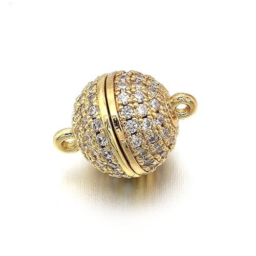 Fukugems Ausgezeichnete Qualität Schmuckzubehör Kubische Zirkonia gepflasterte magnetische Schließe für die Schmuckherstellung 10mm 18k gold-white Fukugems Ausgezeichnete Qualität Schmuckzubehör Kubische Zirkonia gepflasterte magnetische Schließe für die Schmuckherstellung 10mm 18k gold-white von Fukugems