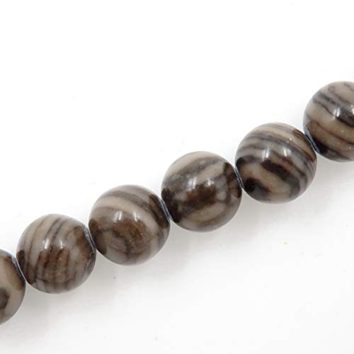 Fukugems Naturstein perlen für schmuckherstellung, verkauft pro Bag 5 Stränge Innen, Grey Sandalwood Fossil 6mm Fukugems Naturstein perlen für schmuckherstellung, verkauft pro Bag 5 Stränge Innen, Grey Sandalwood Fossil 6mm von Fukugems