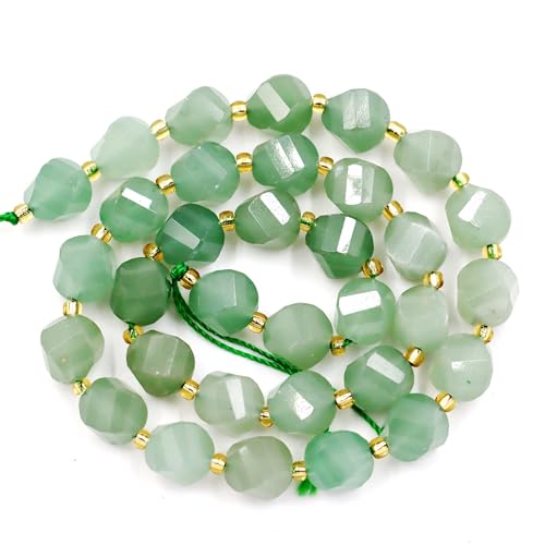 Fukugems Großhandel Natursteinperlen für DIY Schmuck Herstellung verkauft pro Tasche 5-Stränge und eine Rollschnur innen facettierte S-Form green aventurine 8mm Fukugems Großhandel Natursteinperlen für DIY Schmuck Herstellung verkauft pro Tasche 5-Stränge und eine Rollschnur innen facettierte S-Form green aventurine 8mm von Fukugems