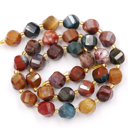 Fukugems Großhandel Natursteinperlen für DIY Schmuck Herstellung verkauft pro Tasche 5-Stränge und eine Rollschnur innen facettierte S-Form ocean agate 10mm Fukugems Großhandel Natursteinperlen für DIY Schmuck Herstellung verkauft pro Tasche 5-Stränge und eine Rollschnur innen facettierte S-Form ocean agate 10mm von Fukugems