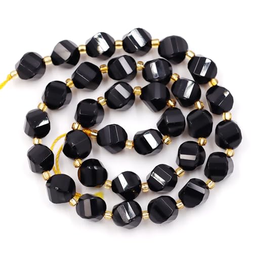 Fukugems Großhandel Natursteinperlen für DIY Schmuck Herstellung verkauft pro Tasche 5-Stränge und eine Rollschnur innen facettierte S-Form onyx 8mm Fukugems Großhandel Natursteinperlen für DIY Schmuck Herstellung verkauft pro Tasche 5-Stränge und eine Rollschnur innen facettierte S-Form onyx 8mm von Fukugems