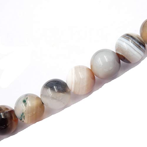 Fukugems Naturstein perlen für schmuckherstellung, verkauft pro Bag 5 Stränge Innen, Botswana Agate 8mm Fukugems Naturstein perlen für schmuckherstellung, verkauft pro Bag 5 Stränge Innen, Botswana Agate 8mm von Fukugems