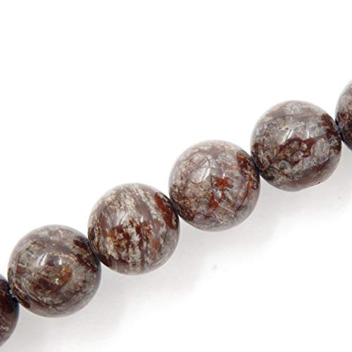Fukugems Naturstein perlen für schmuckherstellung, verkauft pro Bag 5 Stränge Innen, China Snowflake Jasper 10mm von Fukugems