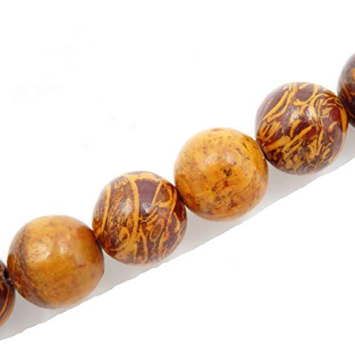 Fukugems Naturstein perlen für schmuckherstellung, verkauft pro Bag 5 Stränge Innen, Elephant Skin Jasper 8mm Fukugems Naturstein perlen für schmuckherstellung, verkauft pro Bag 5 Stränge Innen, Elephant Skin Jasper 8mm von Fukugems