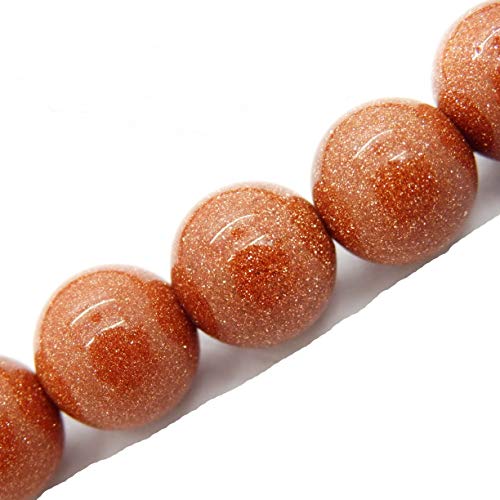 Fukugems Naturstein perlen für schmuckherstellung, verkauft pro Bag 5 Stränge Innen, Gold Sand Stone 8mm Fukugems Naturstein perlen für schmuckherstellung, verkauft pro Bag 5 Stränge Innen, Gold Sand Stone 8mm von Fukugems