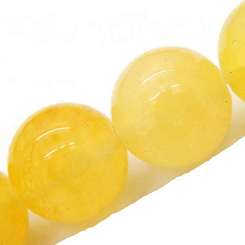 Fukugems Naturstein perlen für schmuckherstellung, verkauft pro Bag 5 Stränge Innen, Honey Jade 10mm von Fukugems