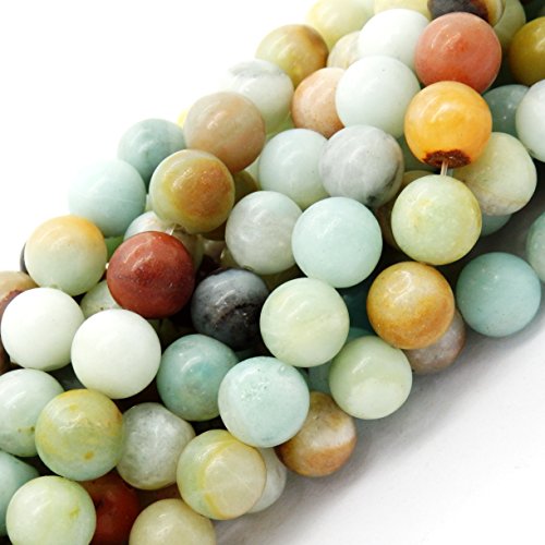Fukugems Naturstein perlen für schmuckherstellung, verkauft pro Bag 5 Stränge Innen, Mix-color Amazonite 8mm Fukugems Naturstein perlen für schmuckherstellung, verkauft pro Bag 5 Stränge Innen, Mix-color Amazonite 8mm von Fukugems