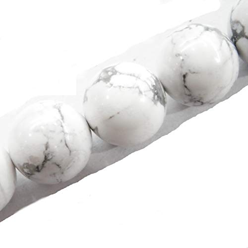 Fukugems Naturstein perlen für schmuckherstellung, verkauft pro Bag 5 Stränge Innen, White Howlite 6mm Fukugems Naturstein perlen für schmuckherstellung, verkauft pro Bag 5 Stränge Innen, White Howlite 6mm von Fukugems