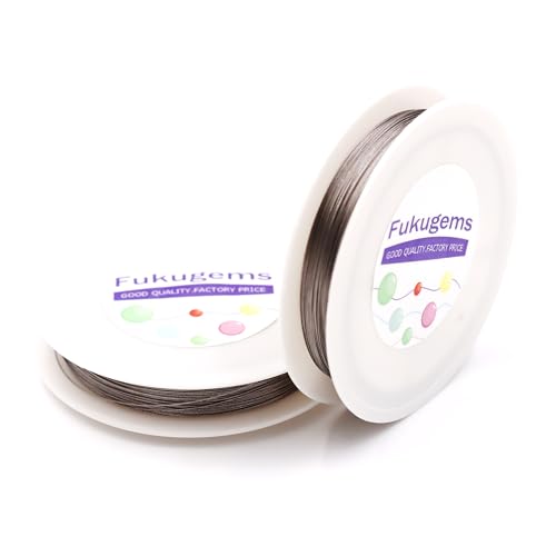 Fukugems Nylon beschichteter Edelstahlfaden für die Schmuckherstellung Perlenschnur für die Halskette Herstellung 0.3mm*50m Fukugems Nylon beschichteter Edelstahlfaden für die Schmuckherstellung Perlenschnur für die Halskette Herstellung 0.3mm*50m von Fukugems