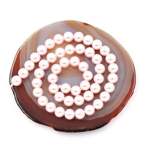 Fukugems Stimulierte Perle für Schmuckherstellung, 2-Stränge Glasperle für Armband Halskette Herstellung light pink 10mm Fukugems Stimulierte Perle für Schmuckherstellung, 2-Stränge Glasperle für Armband Halskette Herstellung light pink 10mm von Fukugems