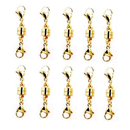 Fukumems Verschluss Kombination für die Schmuckherstellung Halskette Armband Verschluss Lobster 10 Gold Fukumems Verschluss Kombination für die Schmuckherstellung Halskette Armband Verschluss Lobster 10 Gold von Fukugems