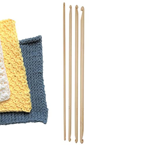 Fulenyi Bambus-Häkelnadel,Stricknadeln mit doppeltem Ende Weben Bastelhaken | Stricknadel-Set Ergonomisches Webhandwerk für Heimwerker Fulenyi Bambus-Häkelnadel,Stricknadeln mit doppeltem Ende Weben Bastelhaken | Stricknadel-Set Ergonomisches Webhandwerk für Heimwerker von Fulenyi