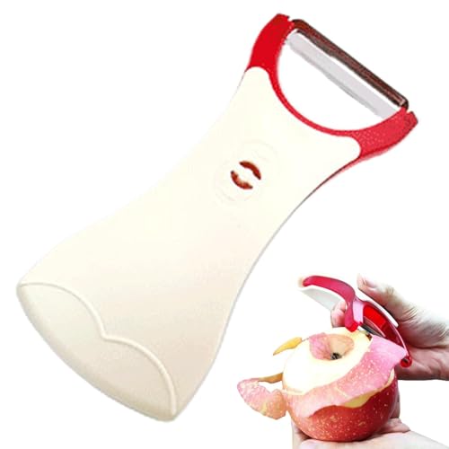 Drehbarer Obst- und Gemüseschäler, 2-in-1-Schäler, Kartoffelschäler, drehbare Achse, multifunktionaler Schäler aus Edelstahl, 2-in-1, Schälwerkzeug für Küchenutensilien mit Drehbarer Obst- und Gemüseschäler, 2-in-1-Schäler, Kartoffelschäler, drehbare Achse, multifunktionaler Schäler aus Edelstahl, 2-in-1, Schälwerkzeug für Küchenutensilien mit von Fulenyi