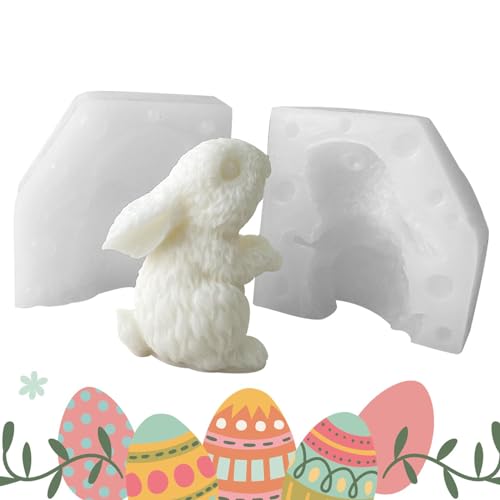 Fondantform, Harzformen | Silikonformen für Kerzen, Silikonformen aus Epoxidharz in Form eines Osterhasen für Süßigkeiten, Schokolade und von Fulenyi
