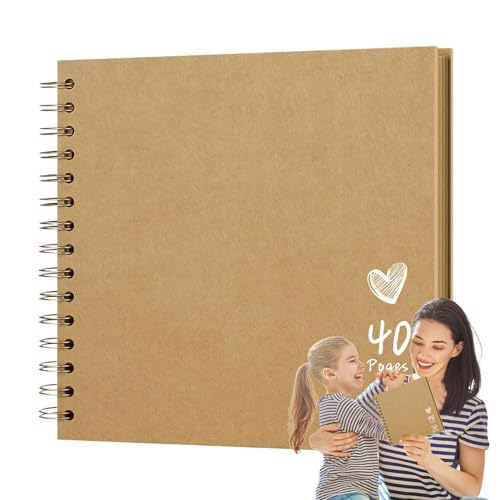 Fotoalbum, Sammelalbum, Fotoalbum, großes Hochzeitsalbum, 17,8 x 18,8 cm für Familienhochzeiten, 40 Seiten für Fotoalben von Fulenyi