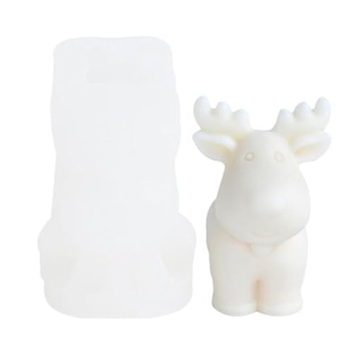 Fulenyi Silikonform Weihnachten Kerzenform Elch Gießform Fondant Silikon Form Kerzengießform für die Herstellung von Kerzen, Aromasteinen, Schokolade Fulenyi Silikonform Weihnachten Kerzenform Elch Gießform Fondant Silikon Form Kerzengießform für die Herstellung von Kerzen, Aromasteinen, Schokolade von Fulenyi