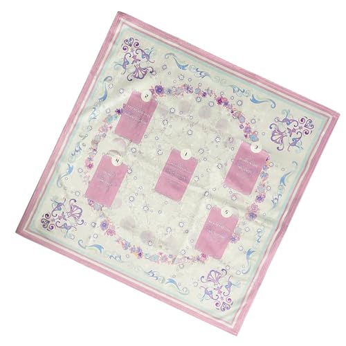 Fulenyi Altar-Stoff, Tarot-Stoff, Wahrsagertuch und Samt, Rosa, 63,5 x 63,5 cm, spirituelle Astrologie, Tarotkarten, Tischdecke für Schlafzimmer, Wohnzimmer Fulenyi Altar-Stoff, Tarot-Stoff, Wahrsagertuch und Samt, Rosa, 63,5 x 63,5 cm, spirituelle Astrologie, Tarotkarten, Tischdecke für Schlafzimmer, Wohnzimmer von Fulenyi