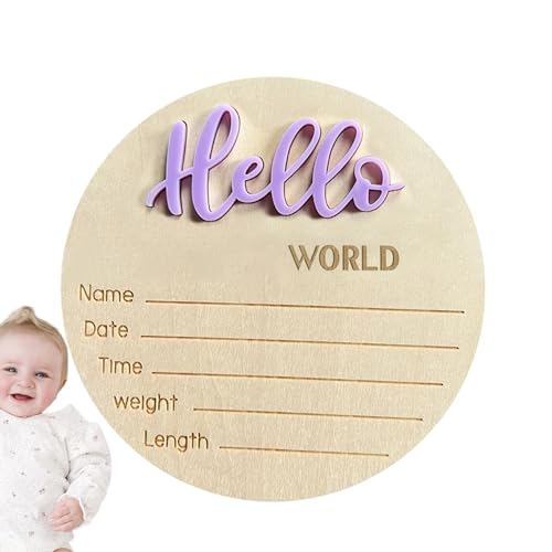 Fulenyi Baby-Ankündigungsschild, Baby-Kindertagesnamen, Willkommensschild zur Geburt des Babys, Foto-Requisiten, Holzschild mit Babynamen Fulenyi Baby-Ankündigungsschild, Baby-Kindertagesnamen, Willkommensschild zur Geburt des Babys, Foto-Requisiten, Holzschild mit Babynamen von Fulenyi