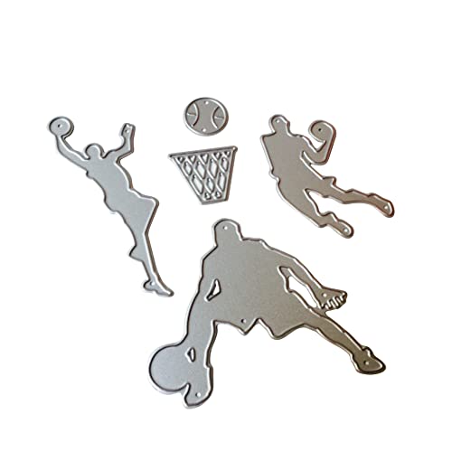 Fulenyi Basketball-Stanzformen Für Die Kartenherstellung - Metall-Stanzformen Für Scrapbooking - Vorhang-Metall-Stanzformen, Radierungs-Stanzformen, Basketball-Metall-Stanzformen von Fulenyi